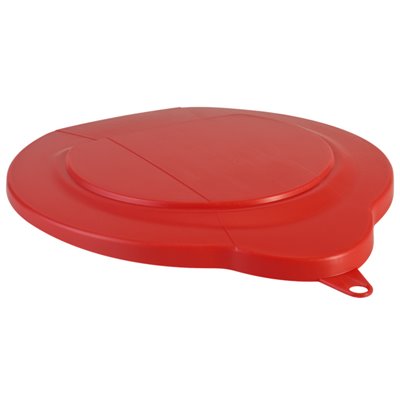 Emmerdeksel Voor 6 Liter Emmer Polypropyleen 295x250x20mm Rood -Horecavoordeel.com-