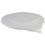 Emmerdeksel Voor 6 Liter Emmer Polypropyleen 295x250x20mm Wit -Horecavoordeel.com-