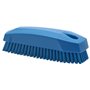 Nail brush - Small Work Brush Polyester Fiber, Hard 130x50x40mm Blue