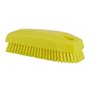 Nail brush - Small Work Brush Polyester Fiber, Hard 130x50x40mm Yellow