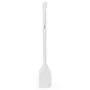 Kleine Hittebestendige Roerspatel Steel 890mmxø 31mm Spatelblad 160x270mm Polyamide Wit -Horecavoordeel.com-