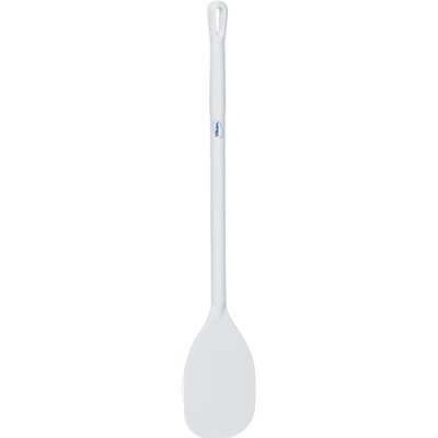 Heat resistant Stirrer, Small Helve 890mmxø 31mm Spatula 160x270mm Polyamide, White