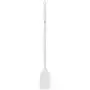 Grote Hittebestendige Roerspatel Steel 1190mmxø 31mm Spatelblad 190x300mm Polyamide Wit -Horecavoordeel.com-