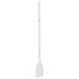 Stirrer, Tall Helve Polypropylene, White Helve 1200mmxø 31mm Spatula Blade Without Holes, 160x270mm White