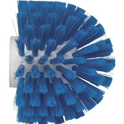 Medium Wormhuisborstelkop Met Polyester Vezels ø135x130mm Blauw -Horecavoordeel.com-