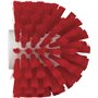 Medium Wormhuisborstelkop Met Polyester Vezels ø135x130mm Rood -Horecavoordeel.com-