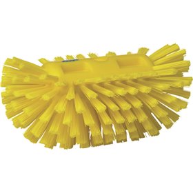 Tough Tank brush Polyester Fiber, Hard 205x130x100mm Yellow