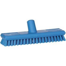 Tough Floor brush With Water supply Polyester Fiber, Hard 270x75x95mm Fiber length Ca. 30mm Blue