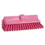Hoekschrobber Met Harde Polyester Vezels 265x150x100mm Vezellengte: 45mm Roze -Horecavoordeel.com-