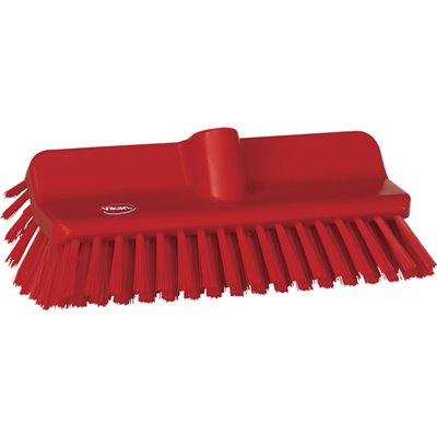 Corner Scrubber Hard Polyester Fiber, Hard 265x150x100mm Fiber length: 45mm Red