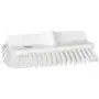 Hoekschrobber Met Harde Polyester Vezels 265x150x100mm Vezellengte: 45mm Wit -Horecavoordeel.com-