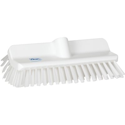 Corner Scrubber Hard Polyester Fiber, Hard 265x150x100mm Fiber length: 45mm White