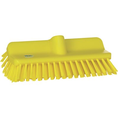 Corner Scrubber Hard Polyester Fiber, Hard 265x150x100mm Fiber length: 45mm Yellow