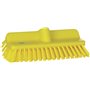 Corner Scrubber Hard Polyester Fiber, Hard 265x150x100mm Fiber length: 45mm Yellow