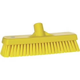 Tough Floor Scrubber Polyester Fiber, Hard 305x85x110mm Fiber length: 45mm Yellow