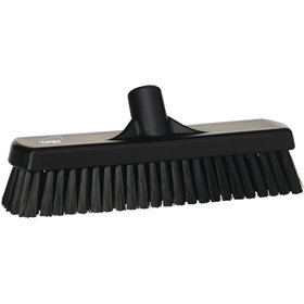 Tough Floor Scrubber Polyester Fiber, Hard 305x85x110mm Fiber length: 45mm Black