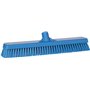 Tough Wide Floor Scrubber Polyester Fiber, Hard 470x80x115mm Fiber length: 43mm Blue