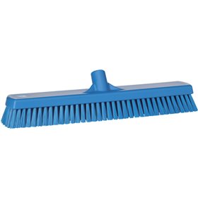 Tough Wide Floor Scrubber Polyester Fiber, Hard 470x80x115mm Fiber length: 43mm Blue