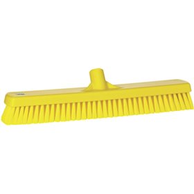 Tough Wide Floor Scrubber Polyester Fiber, Hard 470x80x115mm Fiber length: 43mm Yellow