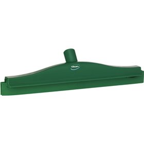 Full Colour Hygiene Floor wiper, Fixed Nek Polypropylene, Tpe Rubber 40cm Wide Green