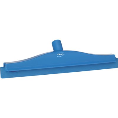 Full Colour Hygiene Floor wiper, Fixed Nek Polypropylene, Tpe Rubber 40cm Wide Blue