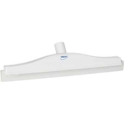 Full Colour Hygiëne Vloertrekker Met Vaste Polypropyleen Nek En Tpe Rubber 40cm Breed Wit -Horecavoordeel.com-