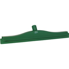 Full Colour Hygiene Floor wiper, Fixed Nek Polypropylene, Tpe Rubber 50cm Wide Green