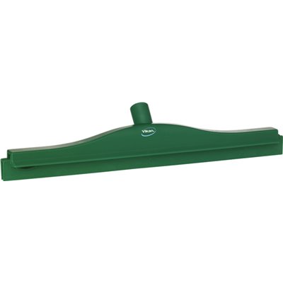 Full Colour Hygiëne Vloertrekker Met Vaste Polypropyleen Nek En Tpe Rubber 50cm Breed Groen -Horecavoordeel.com-