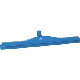 Full Colour Hygiëne Vloertrekker Met Flexibele Polypropyleen Nek En Tpe Rubber 60cm Breed Blauw -Horecavoordeel.com-