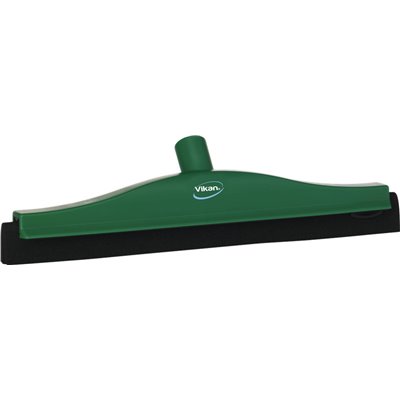 Classic Floor wiper, Fixed Nek Polypropylene, Black Foam rubber Cassette 40cm Wide Green