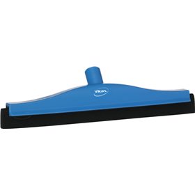 Classic Floor wiper, Fixed Nek Polypropylene, Black Foam rubber Cassette 40cm Wide Blue