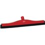 Classic Floor wiper, Fixed Nek Polypropylene, Black Foam rubber Cassette 50cm Wide Red