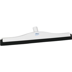 Classic Floor wiper, Fixed Nek Polypropylene, Black Foam rubber Cassette 50cm Wide White