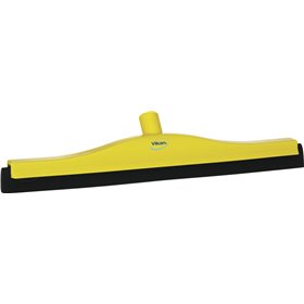 Classic Floor wiper, Fixed Nek Polypropylene, Black Foam rubber Cassette 50cm Wide Yellow