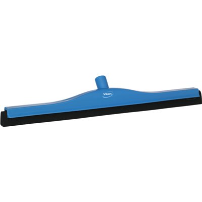 Klassieke Vloertrekker Met Vaste Polypropyleen Nek En Zwarte Schuimrubber Cassette 60cm Breed Blauw -Horecavoordeel.com-