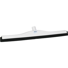 Classic Floor wiper, Fixed Nek Polypropylene, Black Foam rubber Cassette 60cm Wide White