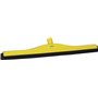 Classic Floor wiper, Fixed Nek Polypropylene, Black Foam rubber Cassette 60cm Wide Yellow