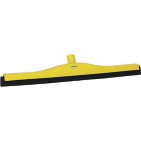 Classic Floor wiper, Fixed Nek Polypropylene, Black Foam rubber Cassette 60cm Wide Yellow