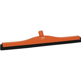 Classic Floor wiper, Fixed Nek Polypropylene, Black Foam rubber Cassette 60cm Wide Orange