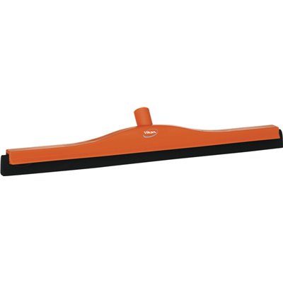 Classic Floor wiper, Fixed Nek Polypropylene, Black Foam rubber Cassette 60cm Wide Orange