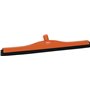 Classic Floor wiper, Fixed Nek Polypropylene, Black Foam rubber Cassette 60cm Wide Orange