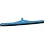 Classic Floor wiper, Fixed Nek Polypropylene, Black Foam rubber Cassette 70cm Wide Blue