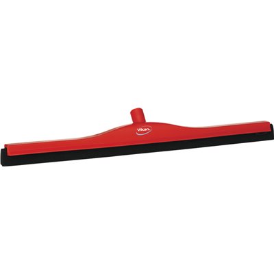 Classic Floor wiper, Fixed Nek Polypropylene, Black Foam rubber Cassette 70cm Wide Red