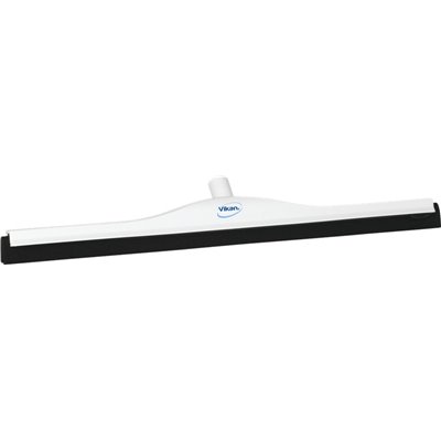 Klassieke Vloertrekker Met Vaste Polypropyleen Nek En Zwarte Schuimrubber Cassette 70cm Breed Wit -Horecavoordeel.com-