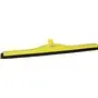 Classic Floor wiper, Fixed Nek Polypropylene, Black Foam rubber Cassette 70cm Wide Yellow