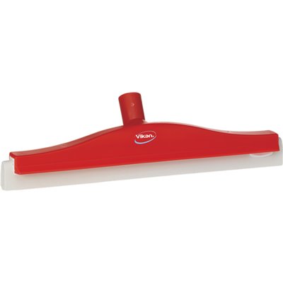 Classic Floor wiper,Flexible Neck Polypropylene, White Foam rubber Cassette 40cm Wide Red