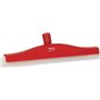 Classic Floor wiper,Flexible Neck Polypropylene, White Foam rubber Cassette 40cm Wide Red