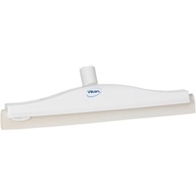 Klassieke Vloertrekker Met Flexibele Polypropyleen Nek En Witte Schuimrubber Cassette 40cm Breed Wit -Horecavoordeel.com-