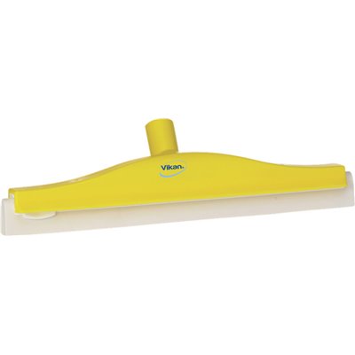 Classic Floor wiper,Flexible Neck Polypropylene, White Foam rubber Cassette 40cm Wide Yellow