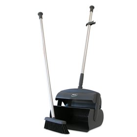 Combination set Sweeper - Tractor - Dustpan With Tall Helve Grey